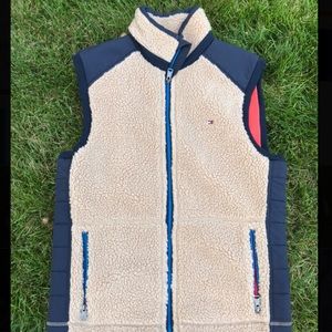 TOMMY HILFIGER Nomad Zip Front Sherpa Vest Mens
